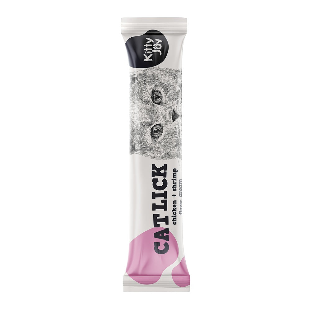 Kitty Joy Cat Lick Treats Chicken and Shrimp per 60g pouch