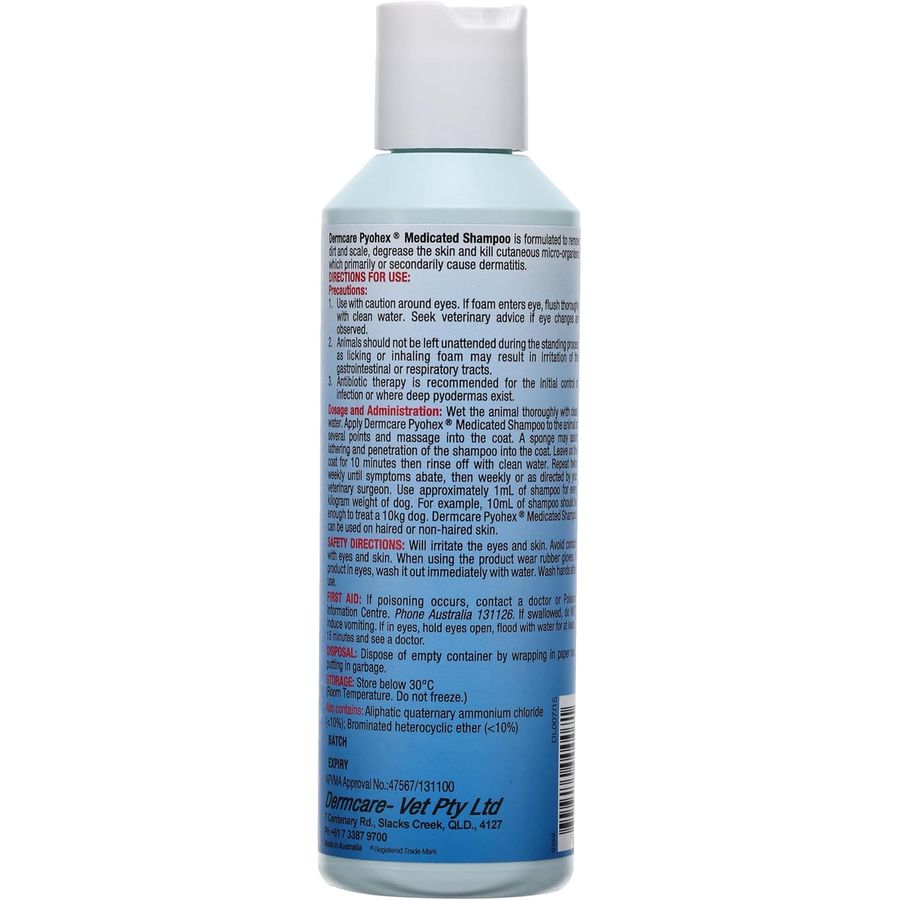 Pyohex Medicated Shampoo 250mL
