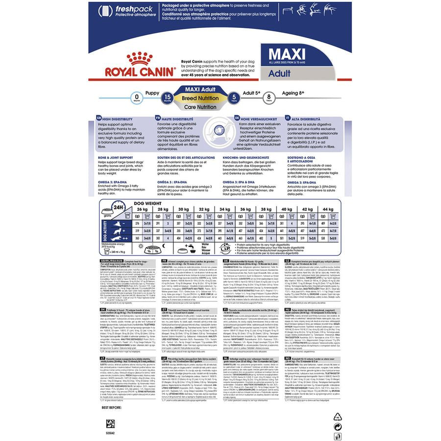 Royal Canin Maxi Adult Dog Dry Food 10kg