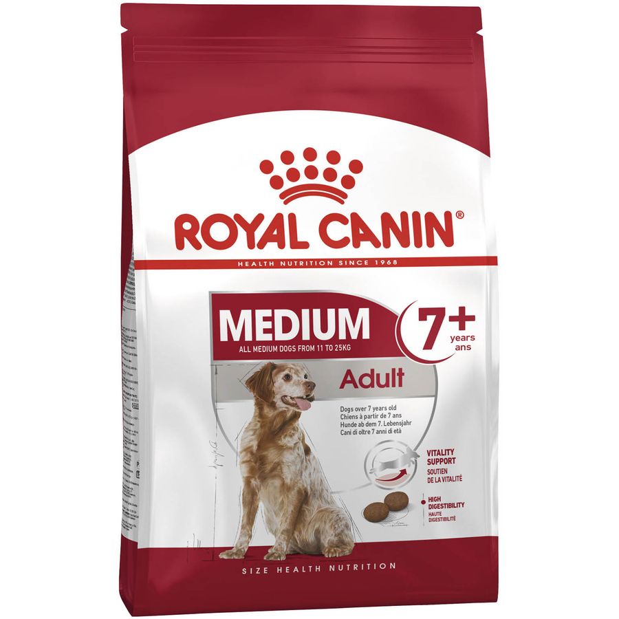 Royal Canin Medium Adult 7+ Dog Dry Food 10kg