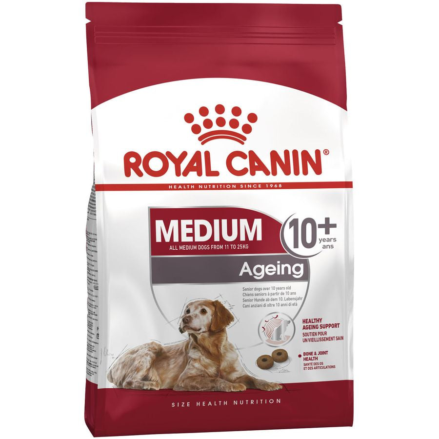 Royal Canin Medium Ageing 10+ Senior Dog Dry Food 3kg