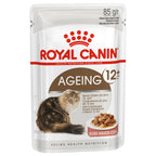 Royal Canin Ageing 12+ Gravy Senior Cat Wet Food 85g