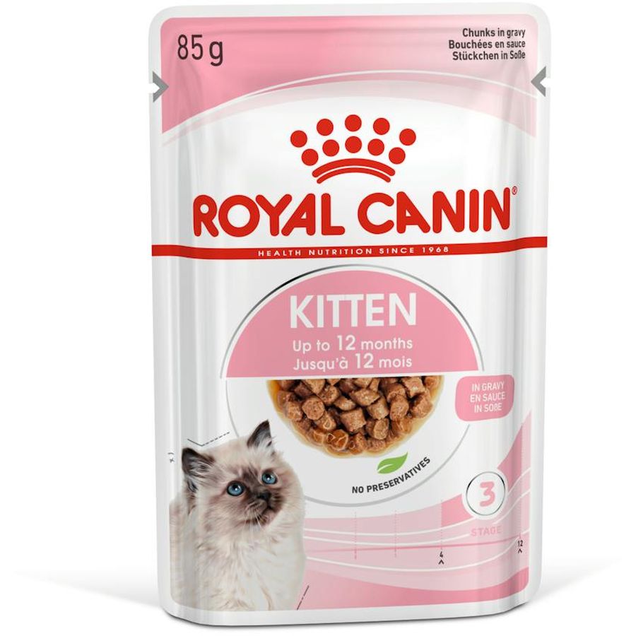 Royal Canin Kitten Instinctive Gravy Cat Wet Food 85g