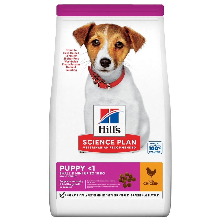 Hill's Science Plan Small & Mini Puppy Dry Food Chicken 1.5kg