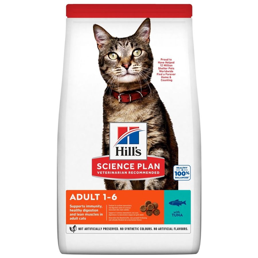 Hill's Science Plan Adult Cat Dry Food Tuna 1.5kg