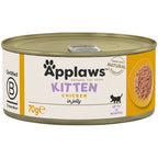 Applaws Wet Kitten Food Chicken in Jelly 70g tin