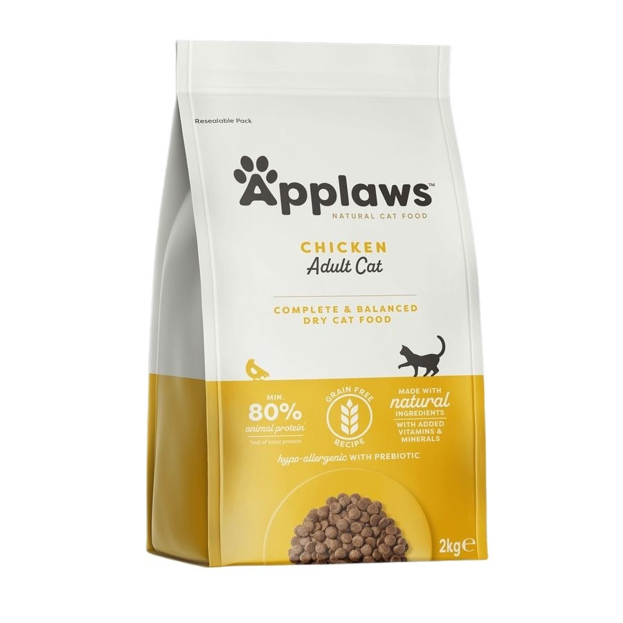 Applaws Complete & Balanced Grain Free Dry Adult Cat Food Chicken 2kg