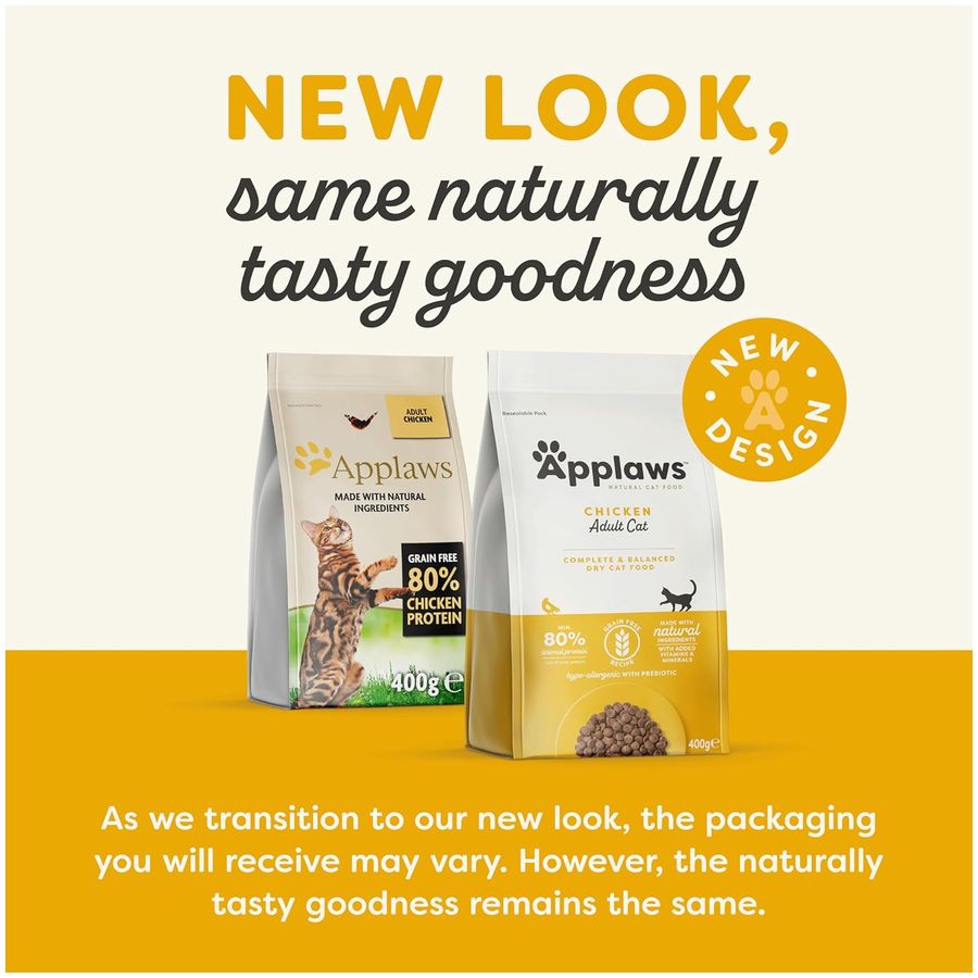 Applaws Complete & Balanced Grain Free Dry Adult Cat Food Chicken 2kg