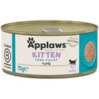 Applaws Wet Kitten Food Tuna Fillet in Jelly 70g Tin