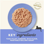 Applaws Wet Senior Cat Food Tuna Fillet with Sardine in Jelly 70g Tin