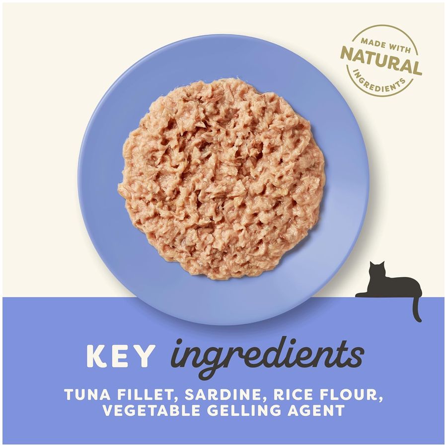 Applaws Wet Senior Cat Food Tuna Fillet with Sardine in Jelly 70g Tin