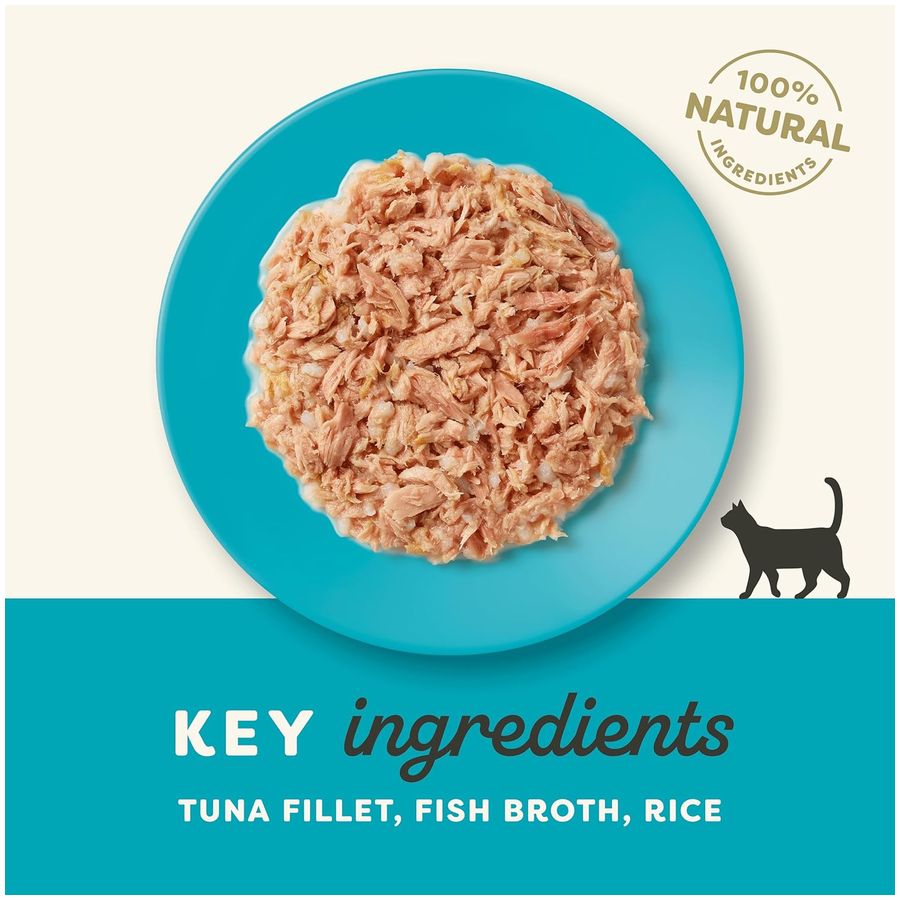 Applaws Wet Adult Cat Food Tuna Fillet in Broth 156g Tin