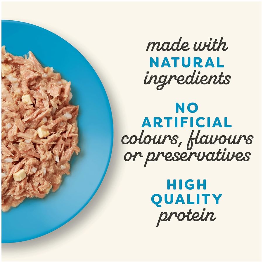 Applaws Wet Adult Cat Food Tuna Fillet with Cheese in Broth 156g Tin