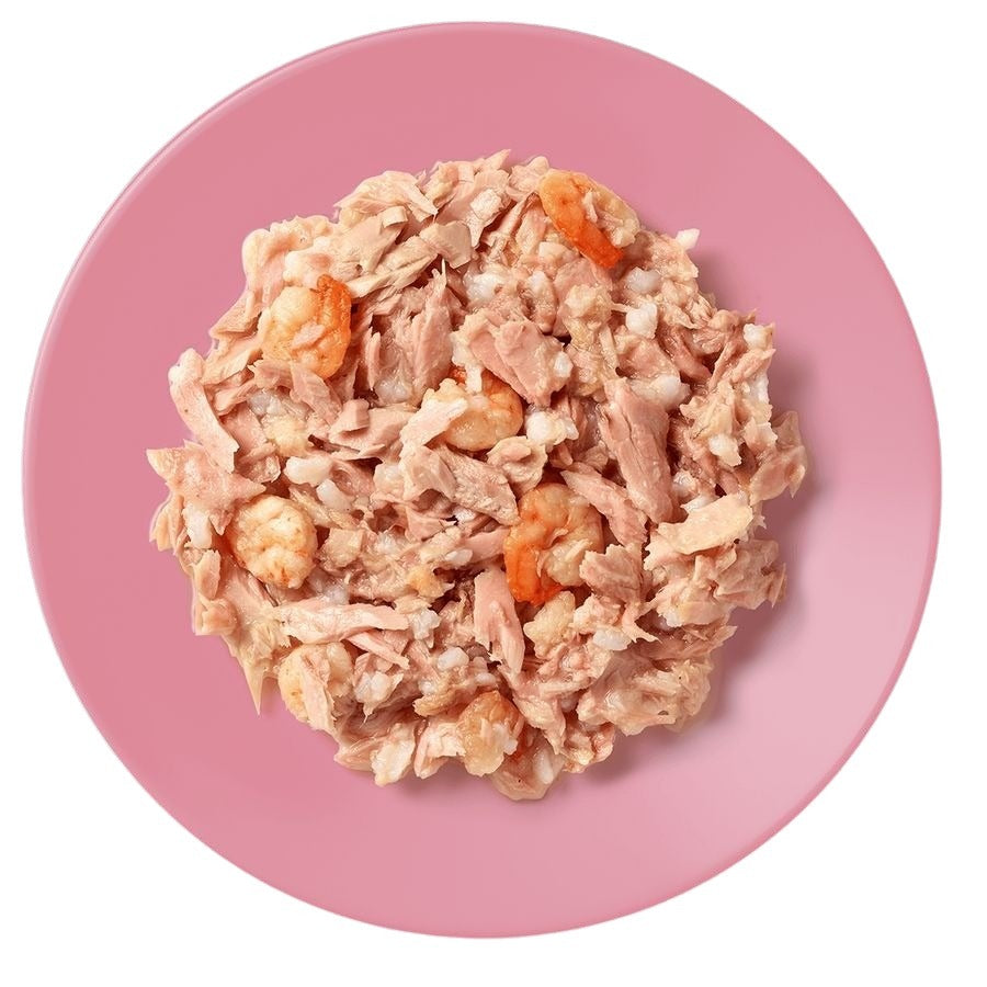 Applaws Wet Adult Cat Food Tuna Fillet with Prawn in Broth Pot 60g