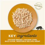 Applaws Wet Adult Cat Food Chicken Breast with Chicken Liver in Jelly 70g Pouch