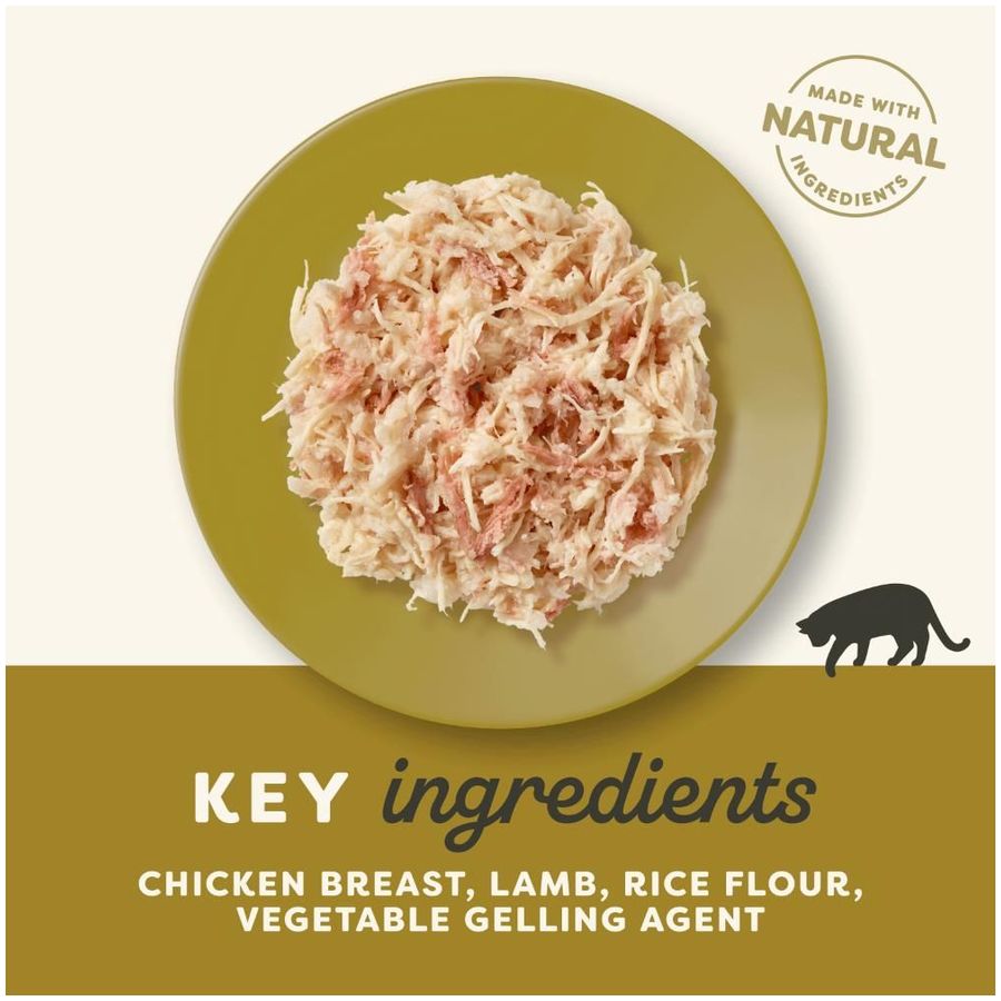 Applaws Wet Adult Cat Food Chicken with Lamb in Jelly 70g Pouch