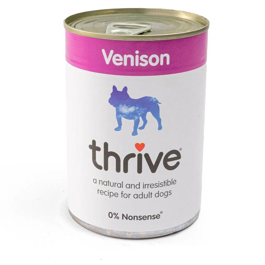 Thrive Complete Wet Dog Food Venison 400g Can