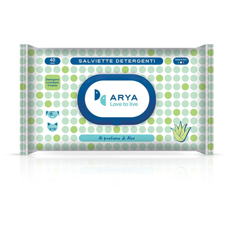 Arya Wet Wipes Aloe Vera 40-piece