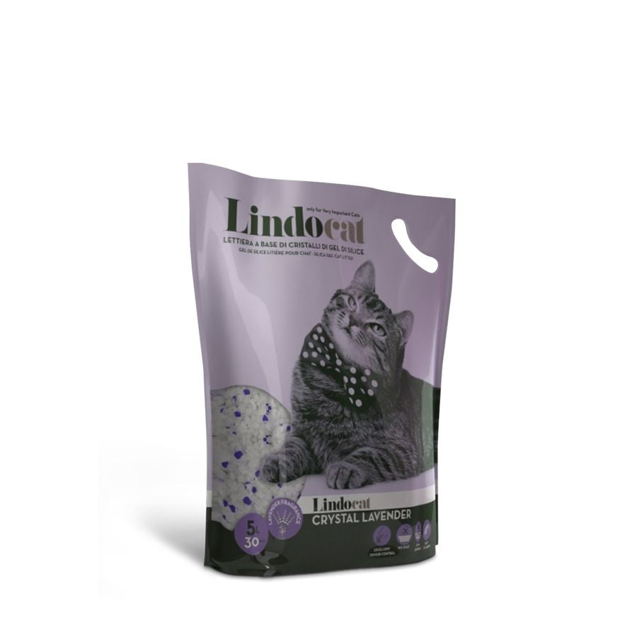 LindoCat Crystal Lavender Scent Silica Gel 5L (2.1kg)