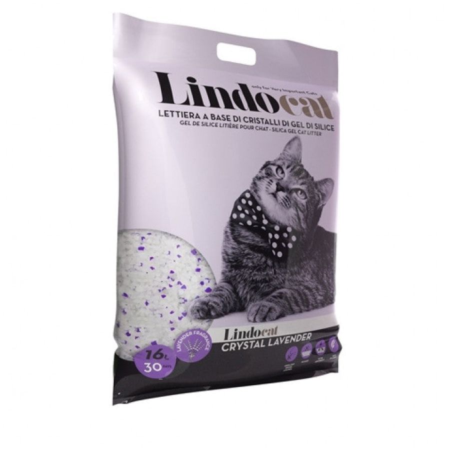 LindoCat Crystal Lavender Scent Silica Gel 16L (6.9kg)