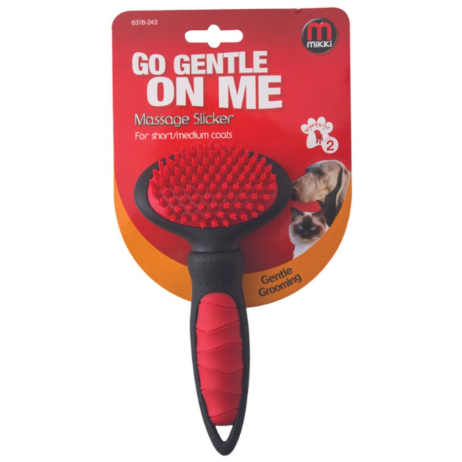 Miki Classic Massage Slicker for Short/Medium Coat