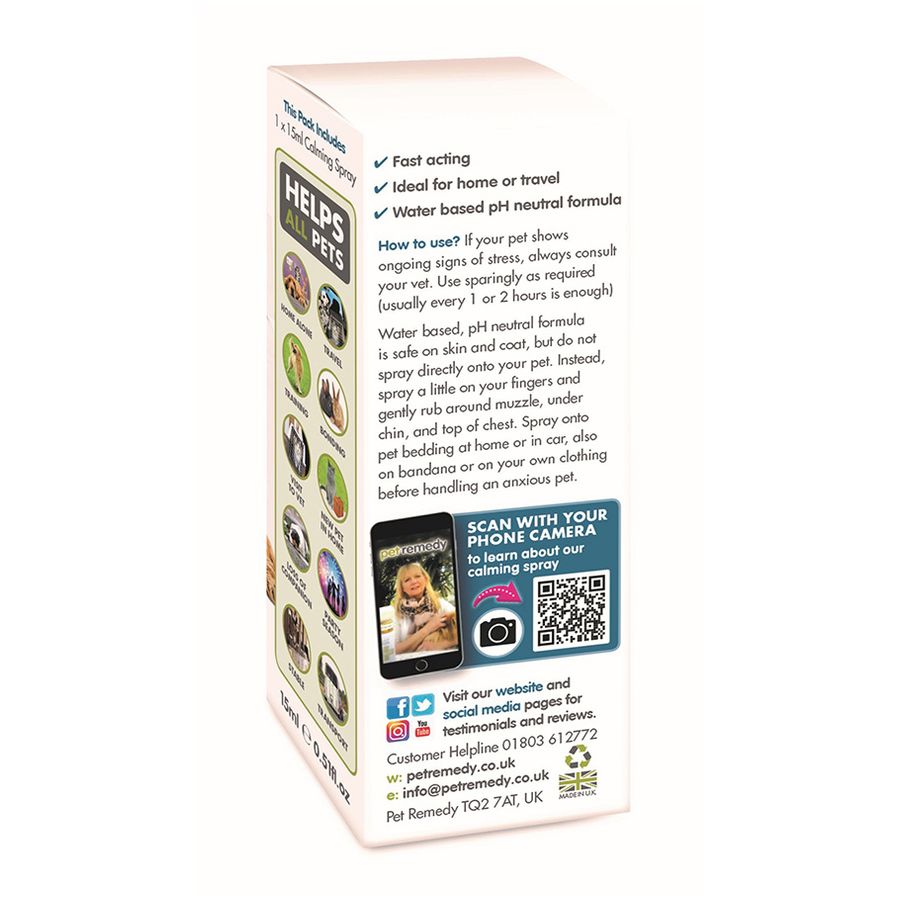 Pet Remedy Mini Calming Spray 15ml