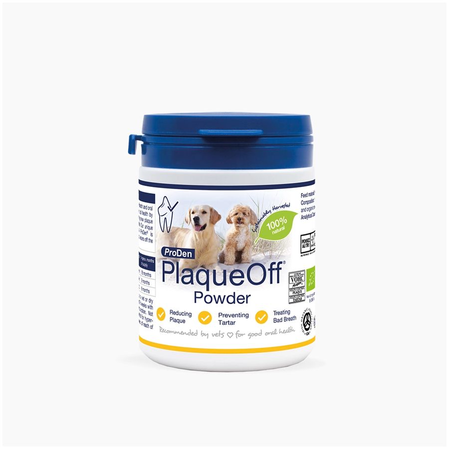 PlaqueOff Powder for Dogs 40g per bottle