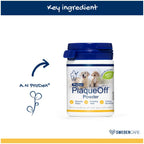 PlaqueOff Powder for Dogs 40g per bottle