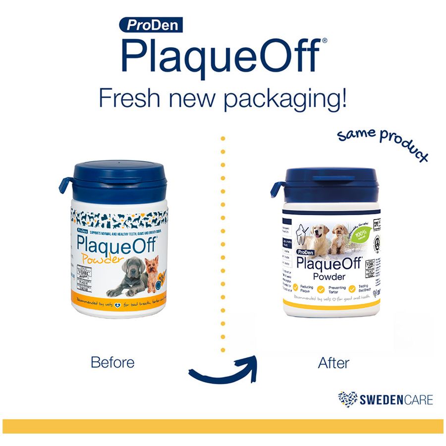 PlaqueOff Powder for Dogs 40g per bottle