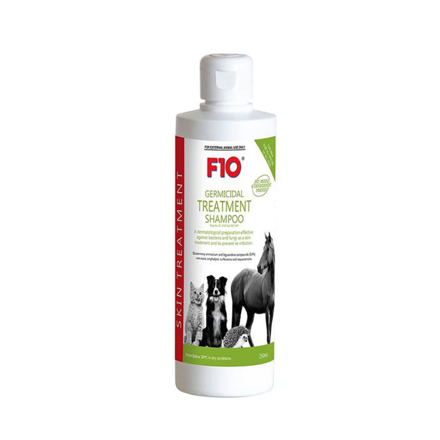 F10 Germicidal Shampoo for Cats and Dogs 250mL per bottle