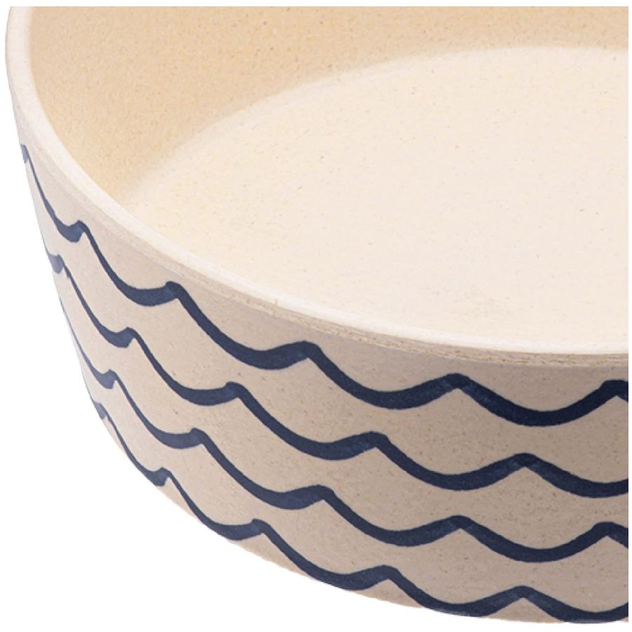 Beco Bamboo Printed Bowl Ocean Waves - L