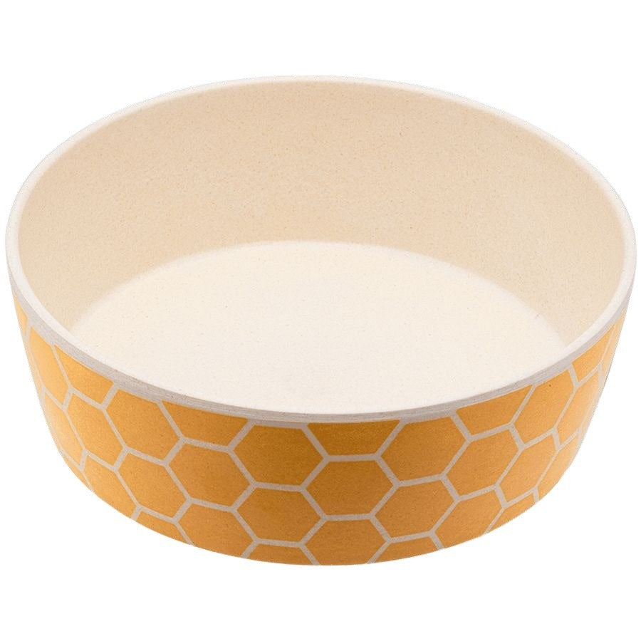 Beco Bamboo Pet Bowl Honeycomb - L