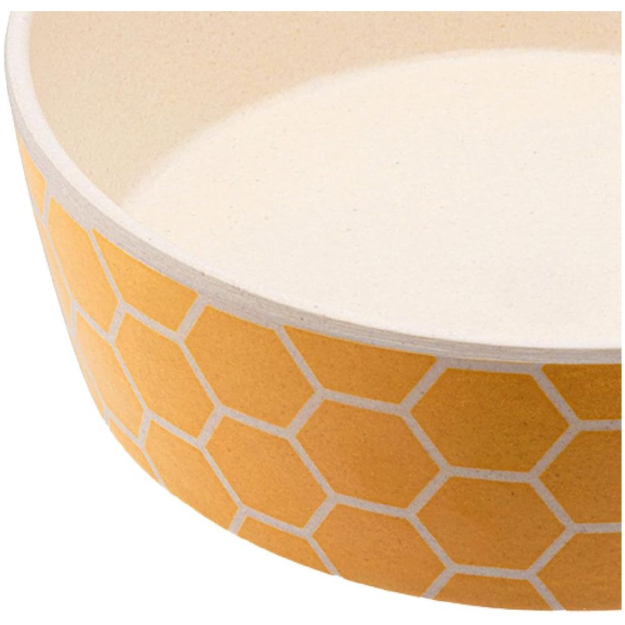Beco Bamboo Pet Bowl Honeycomb - L