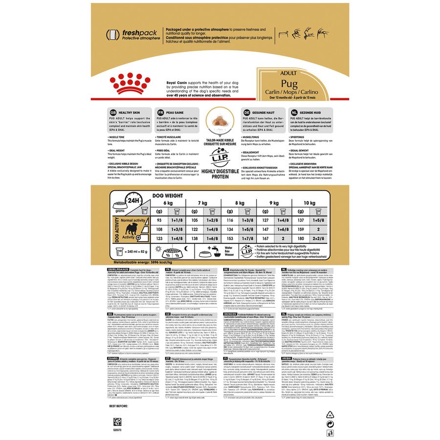 Royal Canin Pug Adult Dog Dry Food 1.5kg