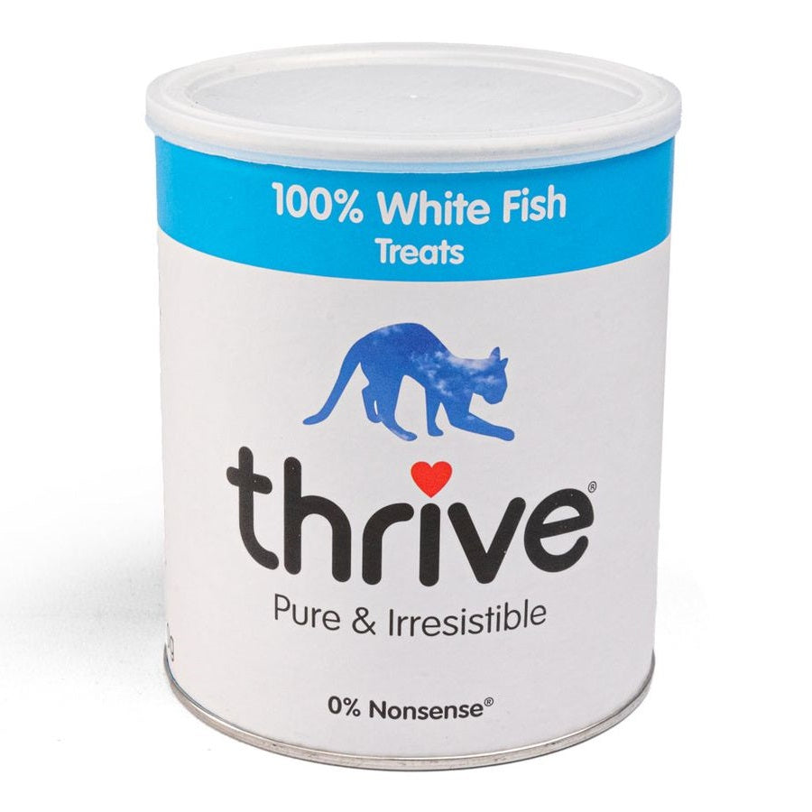 Thrive Cat Treats 100% White Fish 110g Tube