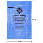 Bags on Boards 140-piece biodegradable bags