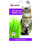 Flamingo Cat Grass
