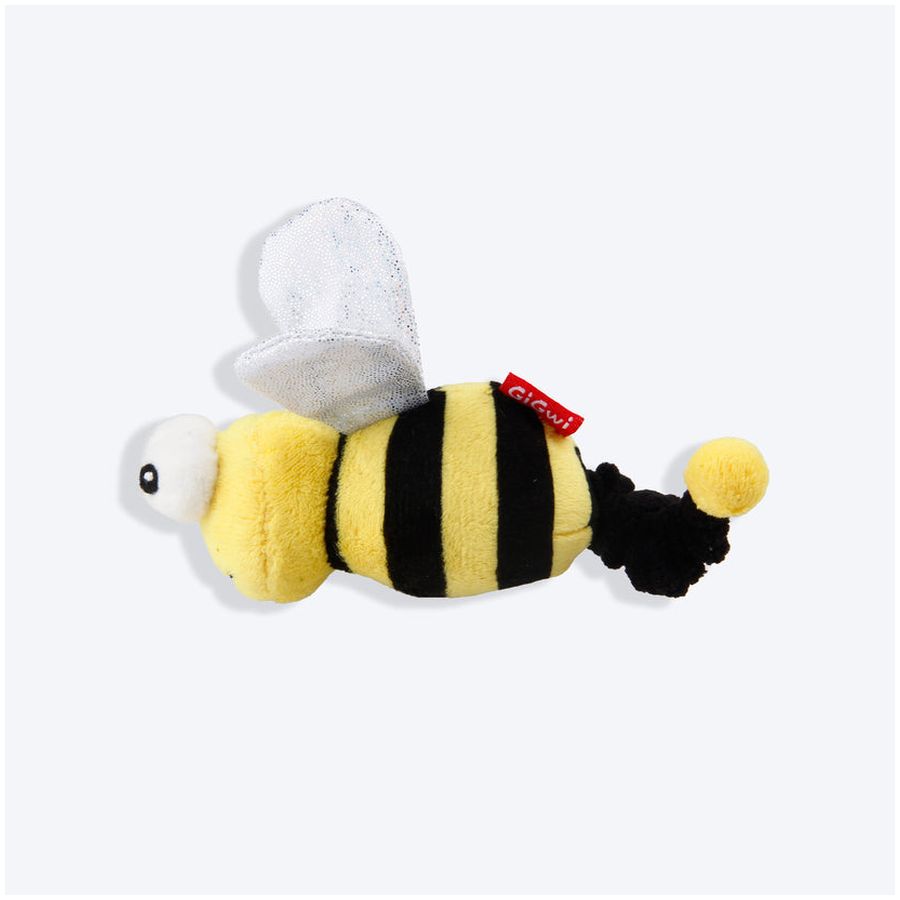 GiGwi Vibrating Running Bee with Catnip inside Yellow