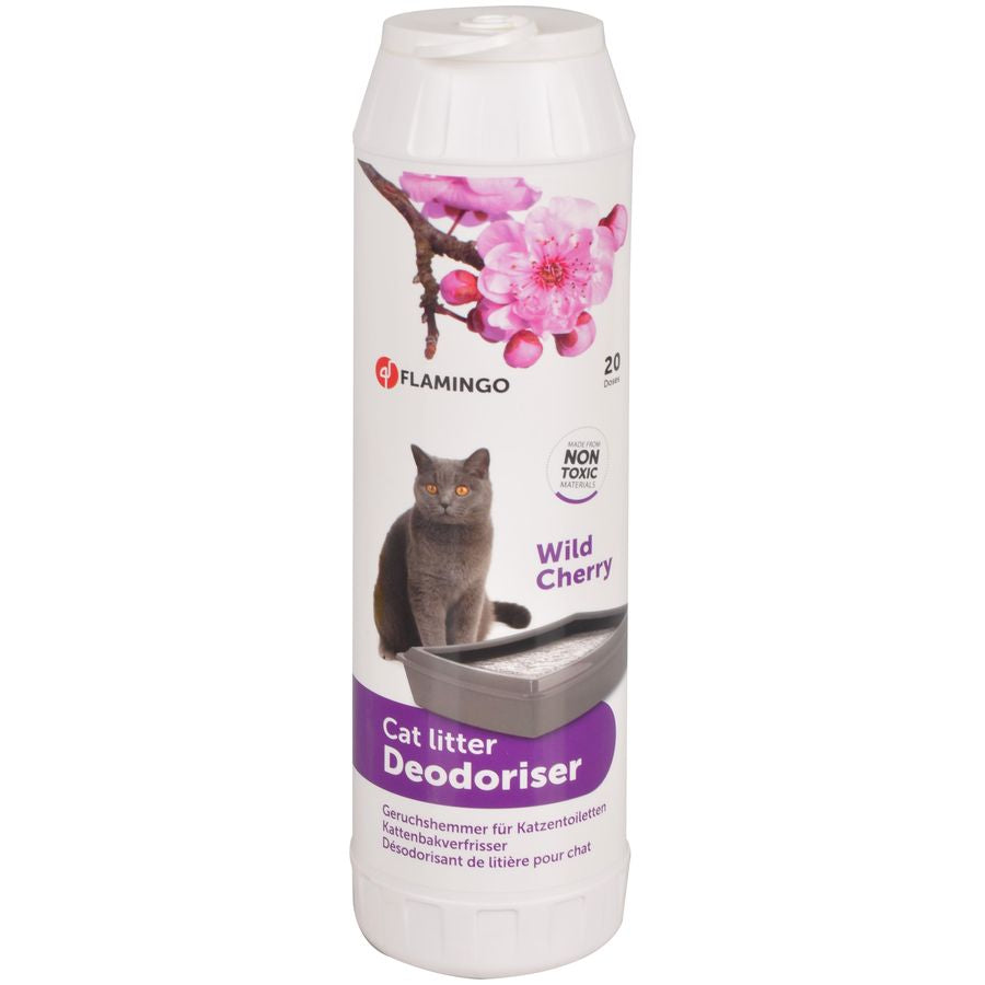 Flamingo Cat Litter Deodorizer Wild Cherry 750g