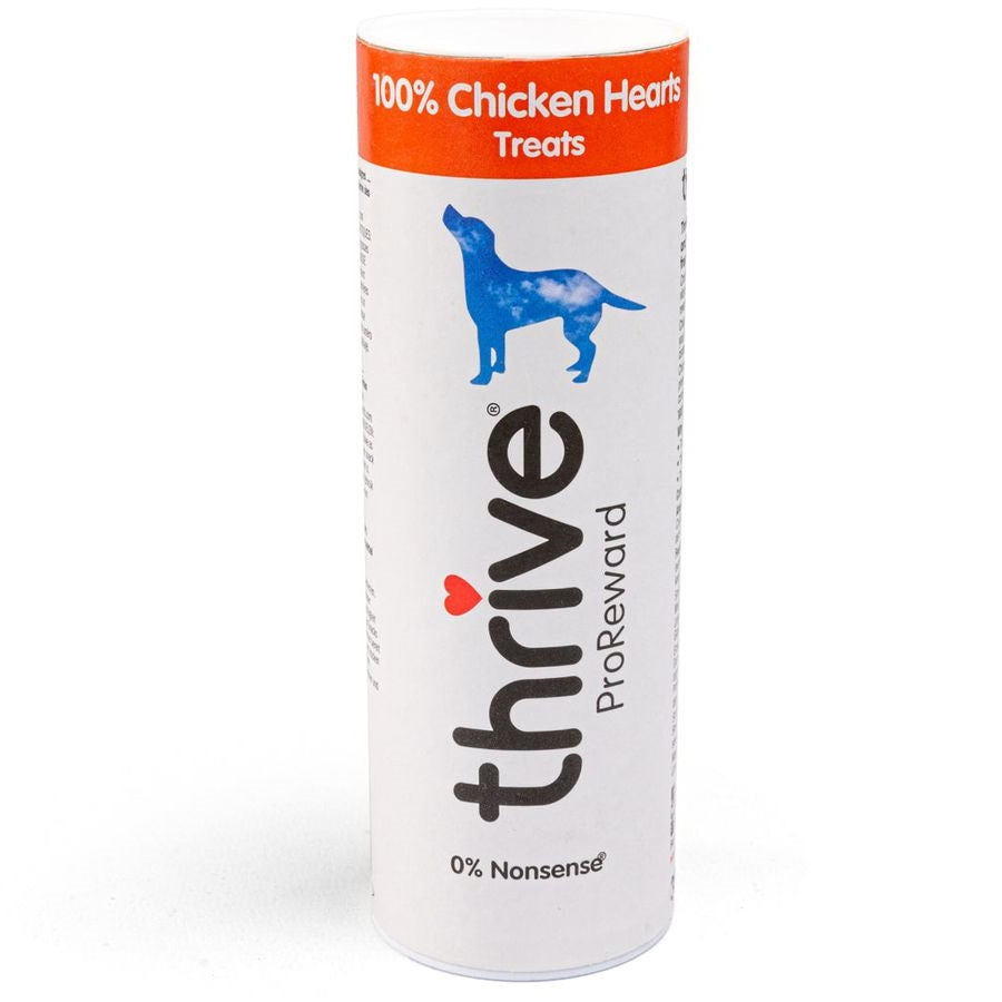 Thrive Dog Treats 100% Chicken Hearts 30g Tube