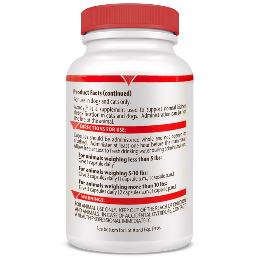 Azodyl for Dogs and Cats 90-capsule bottle