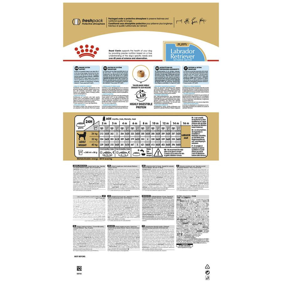 Royal Canin Labrador Retriever Puppy Dry Food 3kg