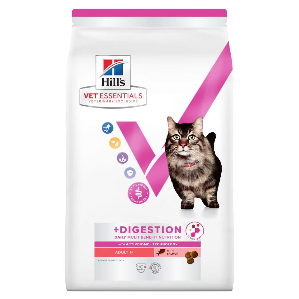 Hill's Vet Essentials Multi-Benefit + Digestive Adult Cat Salmon 1.5kg
