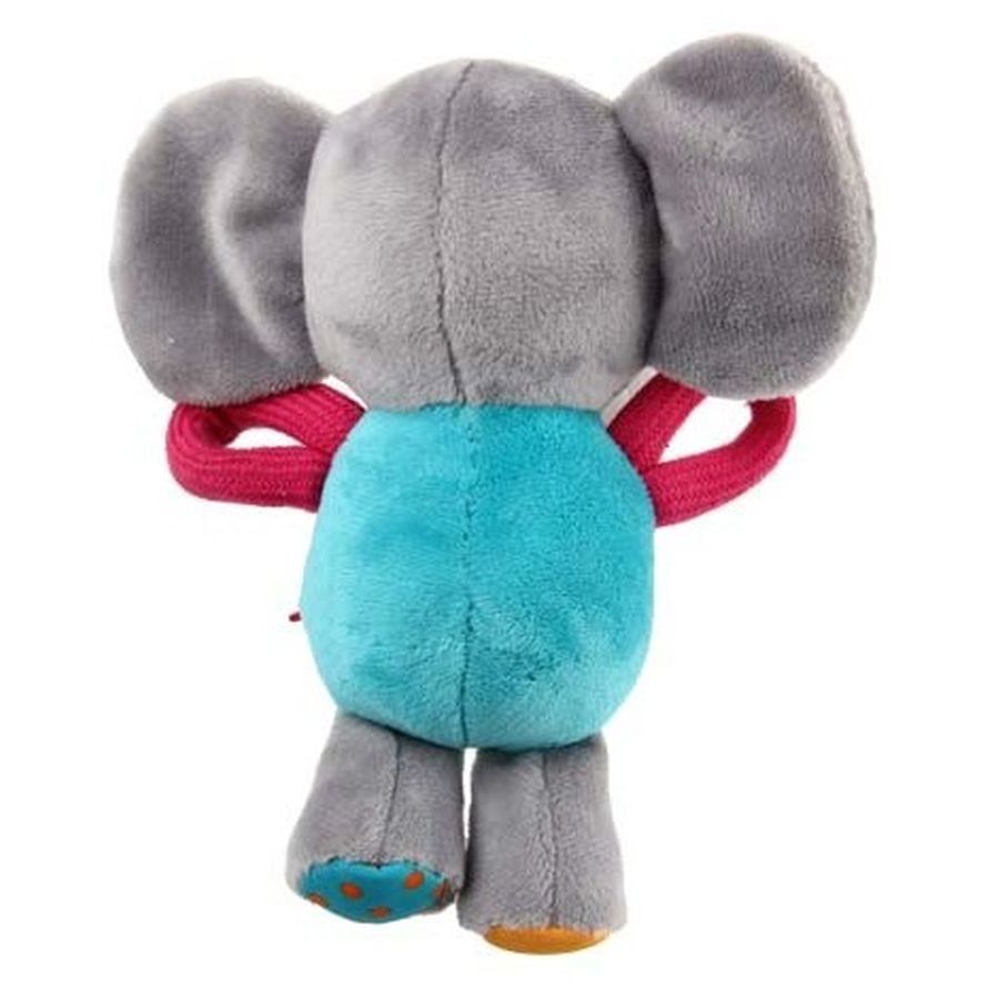 GiGwi Elephant Plush Friendz with Squeaker Crinkle S/M