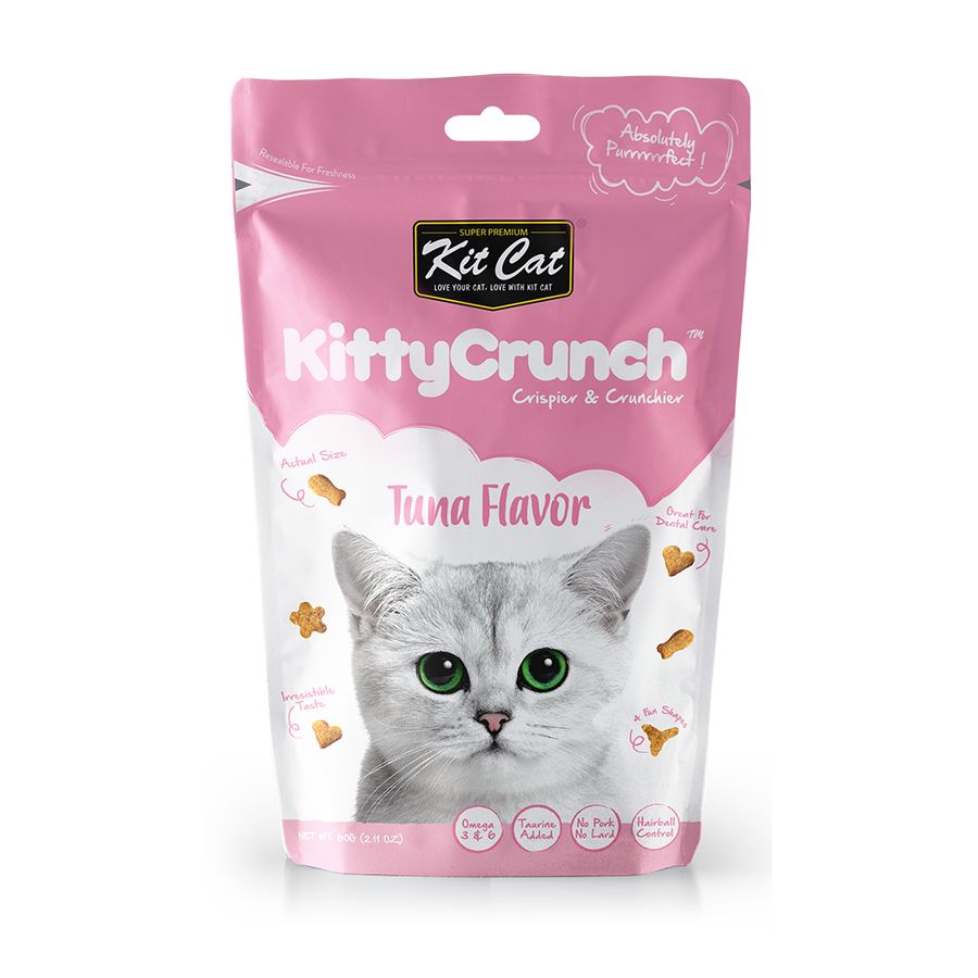 Kit Cat Kitty Crunch Tuna Cat Treats 60g pouch
