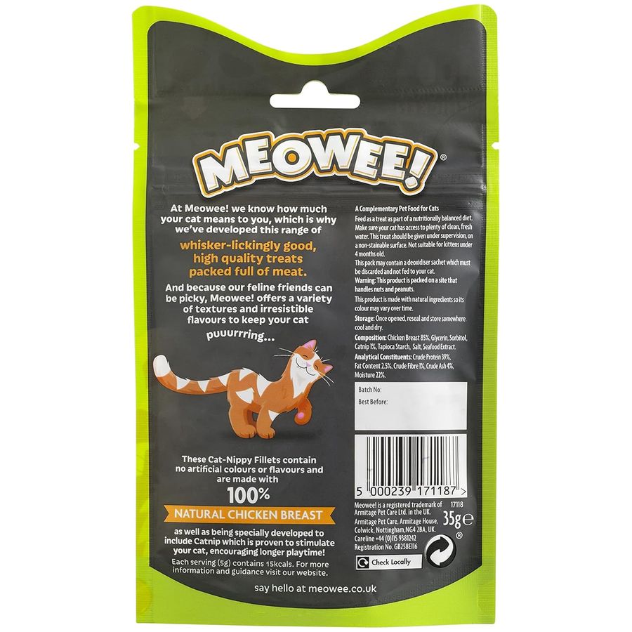Meowee! Cat-Nippy Chicken Fillets 35g pouch