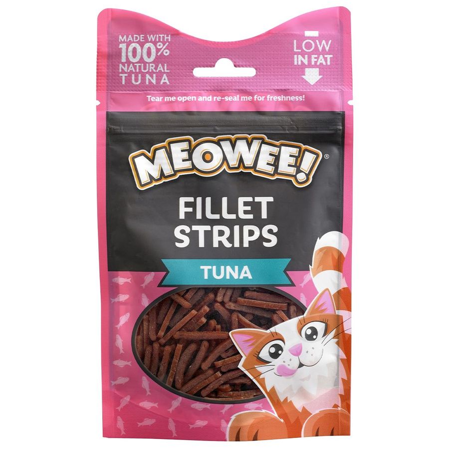 Meowee! Tuna Fillet Strips 35g pouch