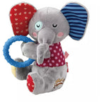 GiGwi Elephant Plush Friendz with Squeaker & TPR Ring