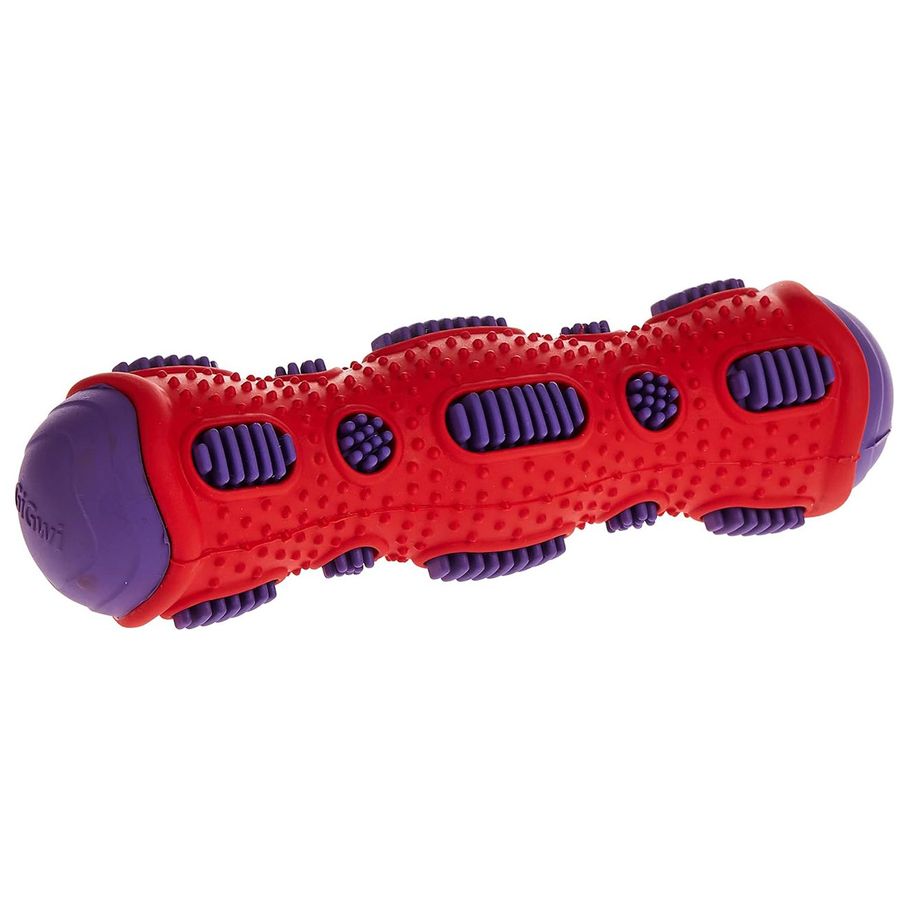 GiGwi Toothbrush Stick Rubber Dental Chew with Crackle Sound