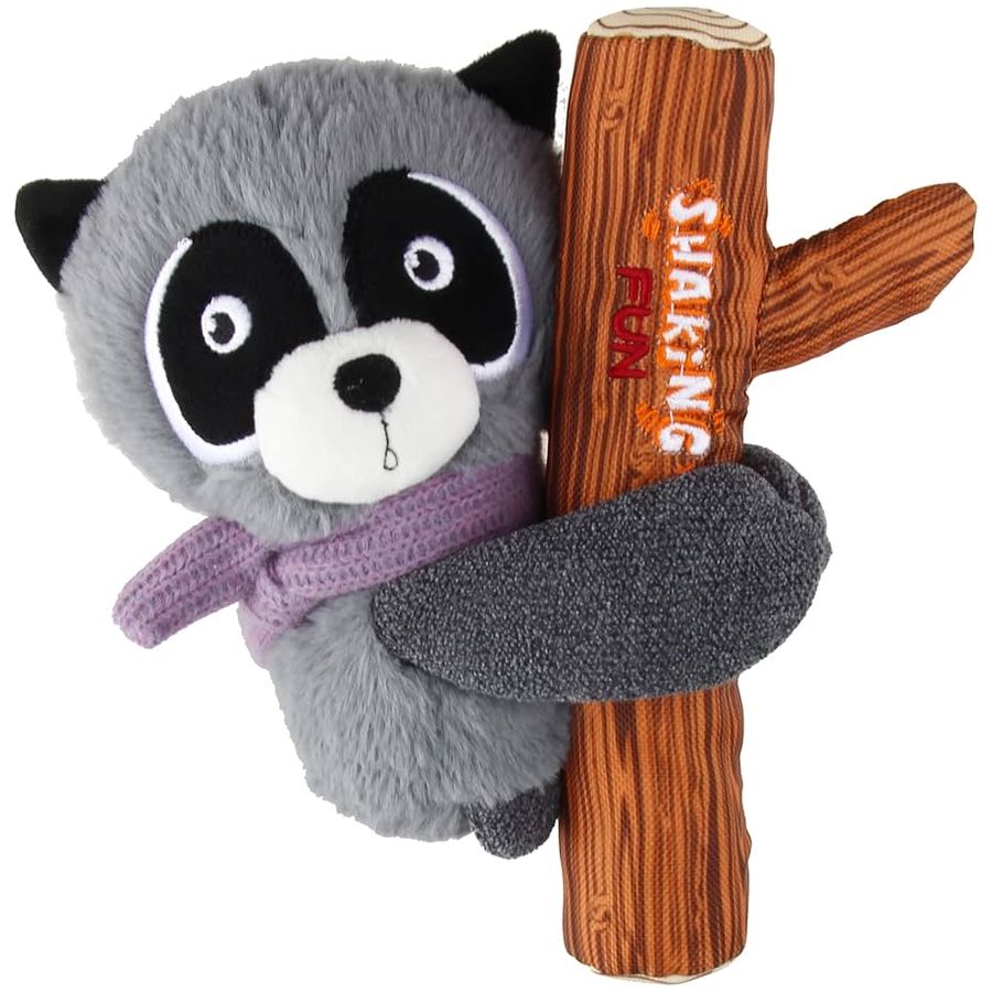 Gigwi Raccoon Plush Toy with Squeaker
